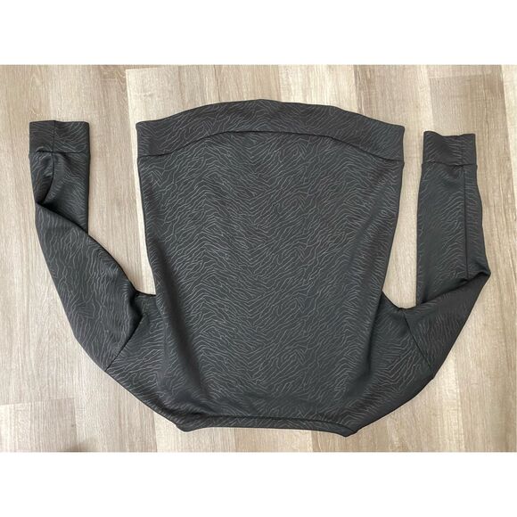 Betsey Johnson Performance Black Animal Print Sweatshirt Womens Size Large - Picture 6 of 6